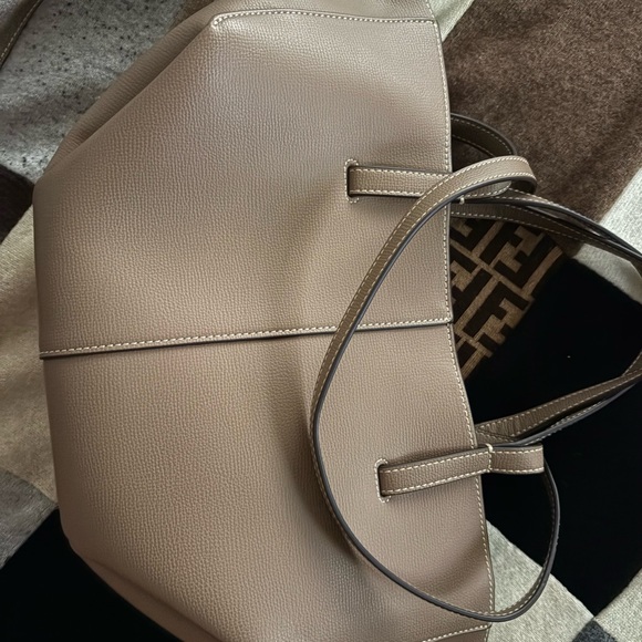 Polene Cyme Mini Taupe Handbag shoulder bag - Picture 3 of 6